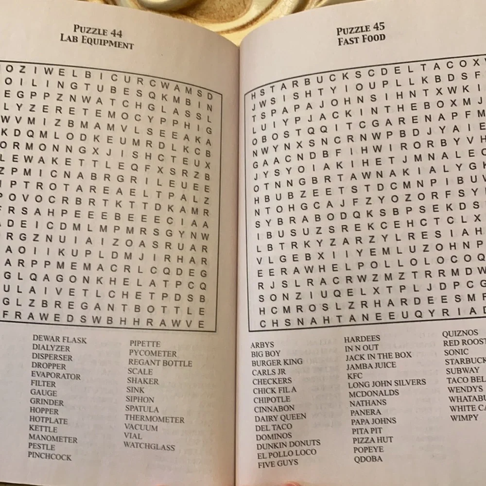 Book Find A Word Puzzles WORD SEARCH free with $25 purchase 62 puzzles - Picture 3 of 5